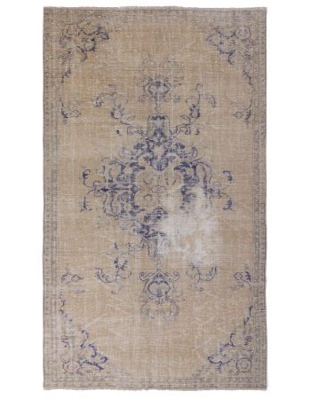 Distressed Vintage Turkish Rug