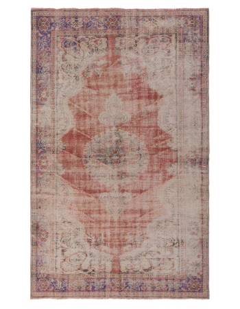 Vintage Worn Turkish Rug