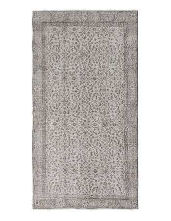 Vintage Floral Turkish Area Rug