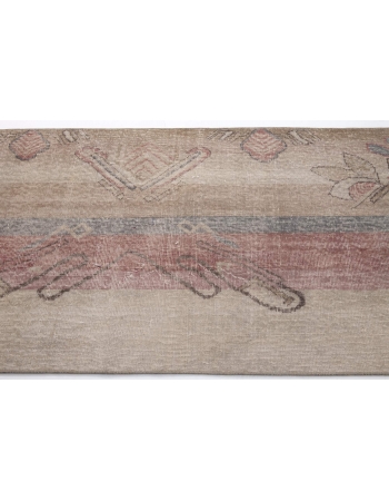 Vintage Decorative Turkish Runner Rug