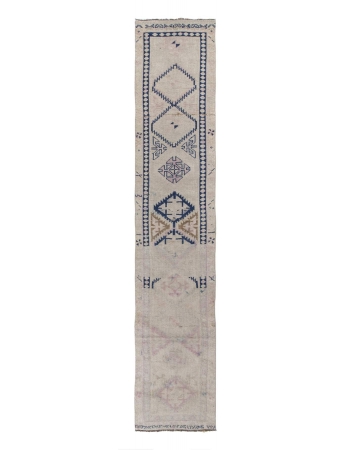 Abstract Vintage Herki Runner Rug