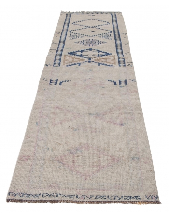 Abstract Vintage Herki Runner Rug