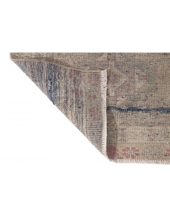 Distressed Vintage Turkish Runner Rug