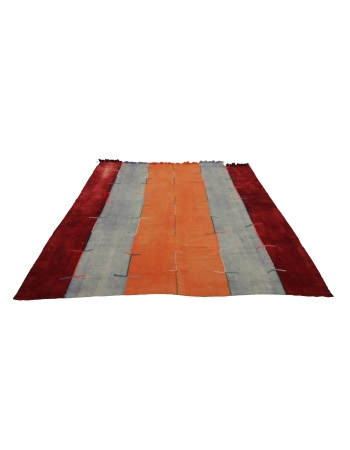 Vintage Decorative Turkish Kilim Rug