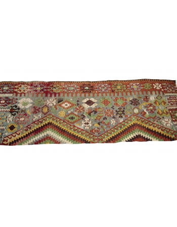 Vintage Turkish Kilim Runner