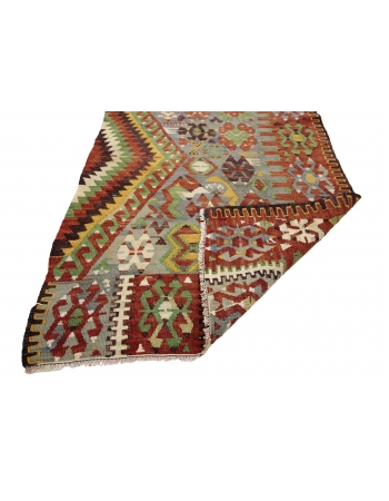 Vintage Turkish Kilim Runner
