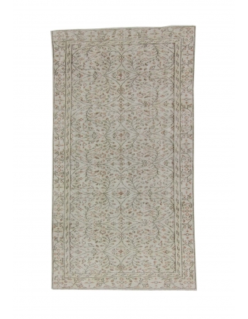 Vintage Washed Out Turkish Area Rug