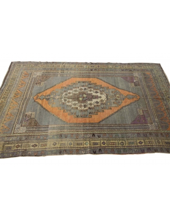 Vintage Decorative Turkish Anatolian Rug