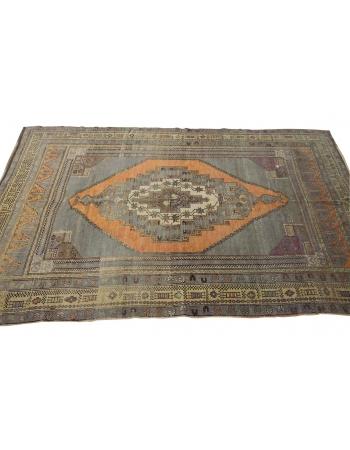 Vintage Decorative Turkish Anatolian Rug