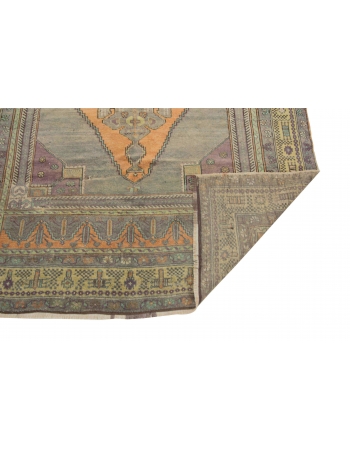 Vintage Decorative Turkish Anatolian Rug