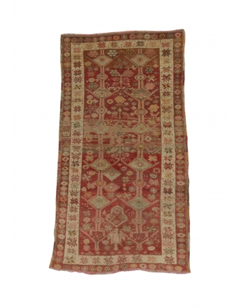 Vintage Turkish Herki Rug