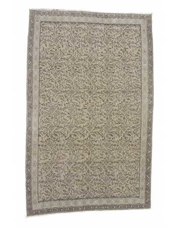 Washed Out Vintage Turkish Rug