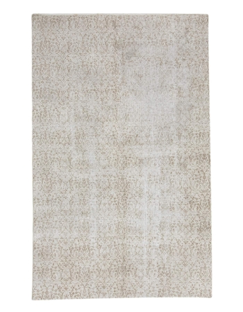 Distressed Washed Out Vintage Cream Rug