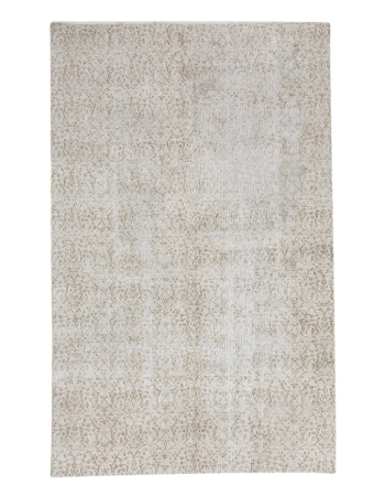 Distressed Washed Out Vintage Cream Rug