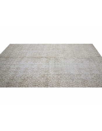 Distressed Washed Out Vintage Cream Rug