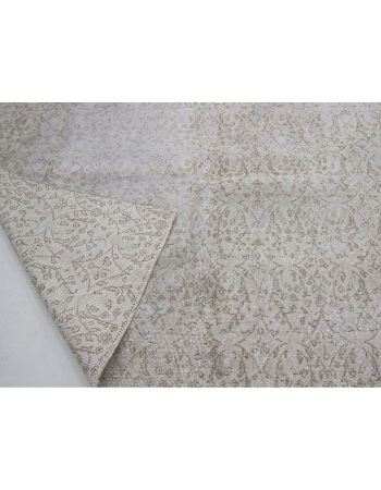 Distressed Washed Out Vintage Cream Rug