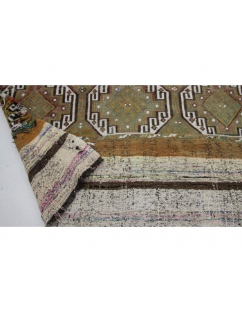 One of A Kind Vintage Small Kilim Rug