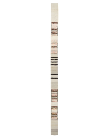 Narrow Long Vintage Kilim Runner Rug