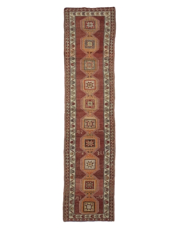 Vintage Decorative Herki Runner Rug