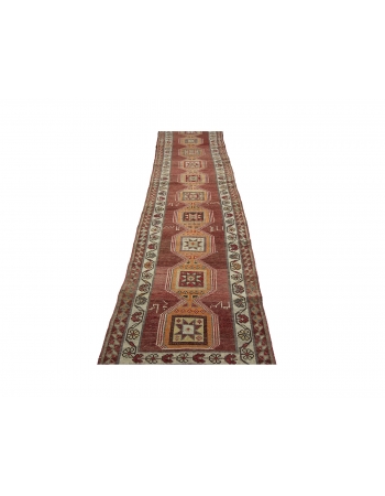 Vintage Decorative Herki Runner Rug