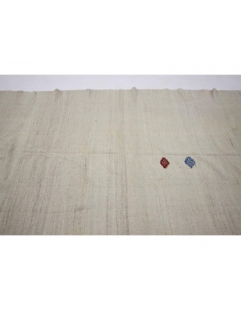 Vintage Plain Modern Turkish Kilim Rug