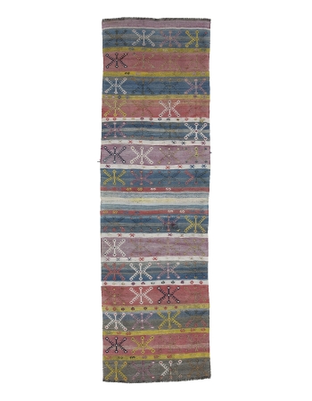 One of a Kind Vintage Kilim Runner