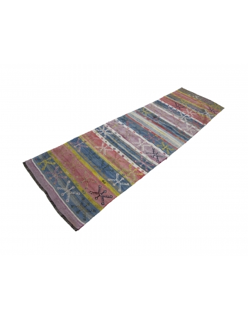 One of a Kind Vintage Kilim Runner