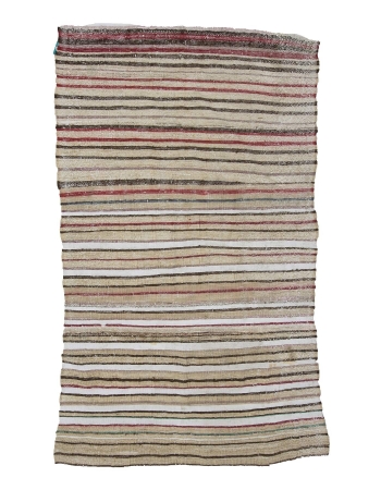 Striped Vintage Decorative Kilim Rug