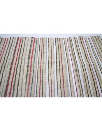 Striped Vintage Decorative Kilim Rug