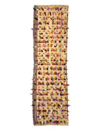 Vintage Decorative Filikli Runner Rug