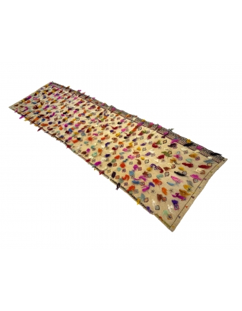 Vintage Decorative Filikli Runner Rug