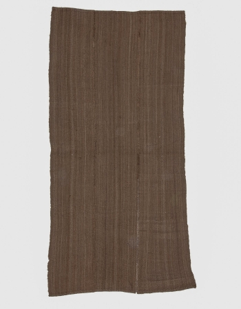 Plain Natural Brown Vintage Wool Kilim