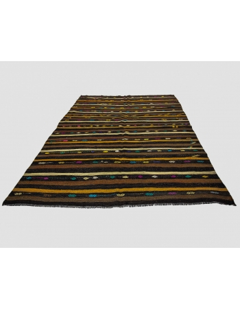 Striped Vintage Decorative Kilim Rug