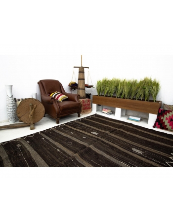 Modern Vintage Unique Turkish Kilim Rug