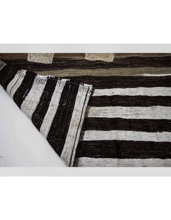 One of a Kind Vintage Striped Kilim RUg