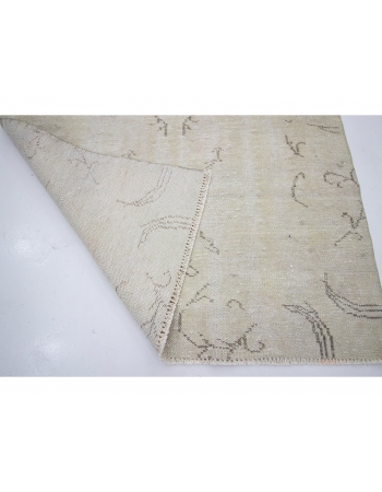 Washed Out Vintage Turkish Carpet - 4`0" x 6`9"