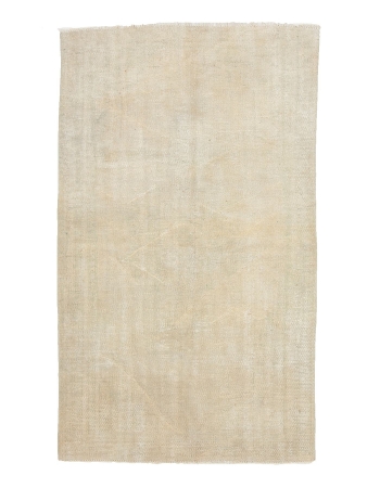 Distressed Washed Out Vintage Rug - 4`9" x 7`10"