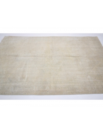 Distressed Washed Out Vintage Rug - 4`9" x 7`10"