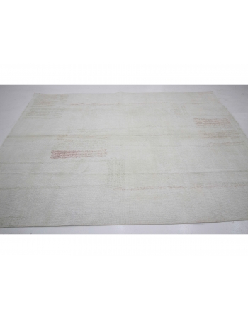 Vintage Washed Out Turkish Deco Rug - 6`5