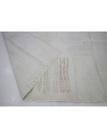 Vintage Washed Out Turkish Deco Rug - 6`5