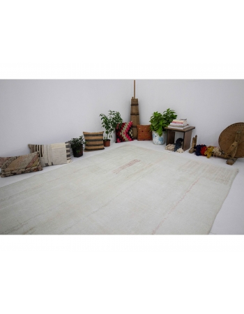 Vintage Washed Out Turkish Deco Rug - 6`5