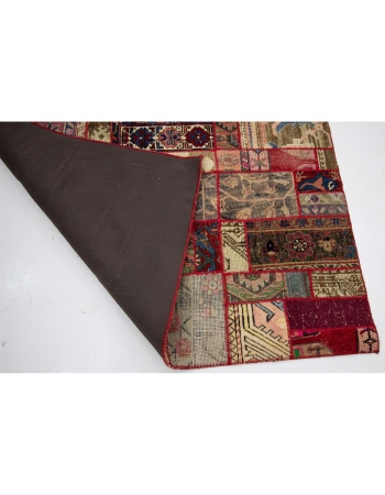 Colorful Decorative Vintage Patchwork Rug - 4`9" x 6`4"