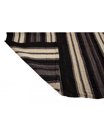 Striped Vintage Handwoven Kilim Rug - 5`3" x 9`2"