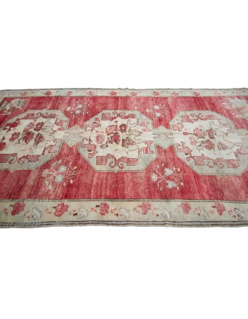 1960's Vintage Turkish Anatolian Rug - 5`5" x 10`6"