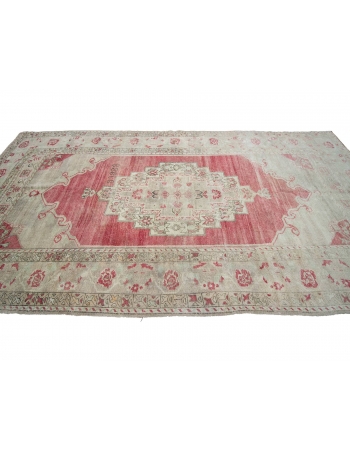 Vintage Turkish Konya Wool Rug - 5`6" x 10`8"