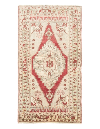 1960's Turkish Wool Konya Rug - 4`6" x 8`2"