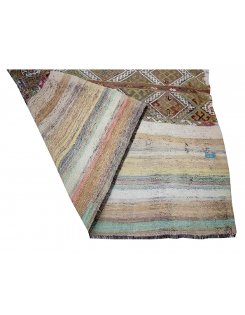 Decorative Vintage Unique Turkish Kilim - 4`7" x 5`3"