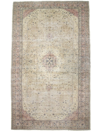 Oversized Vintage Turkish Oushak Rug - 13`2" x 23`9"