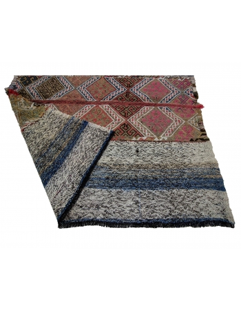 Decorative Vintage Kilim Rug - 4`7" x 5`1"