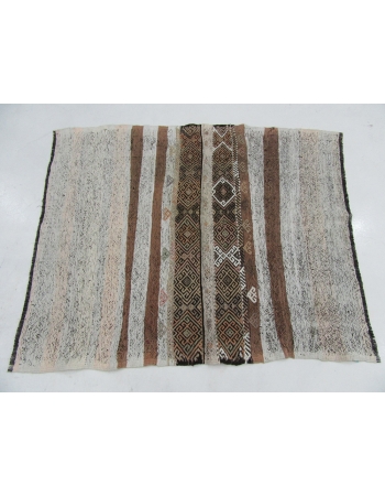 Vintage Decorative Small Kilim Rug - 3`11" x 5`1"